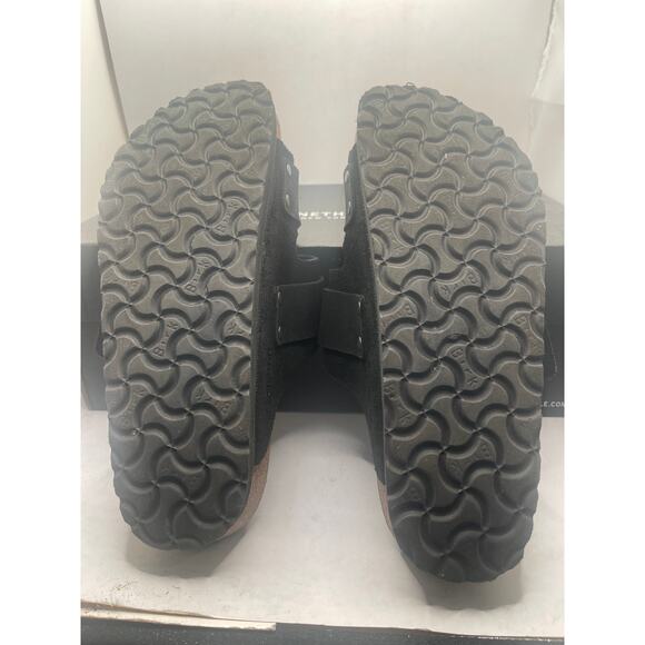 Birkenstock Uji Nubuck-Suede Leather - Black Size EU 39/ 8 a 8.5 US - Picture 9 of 10